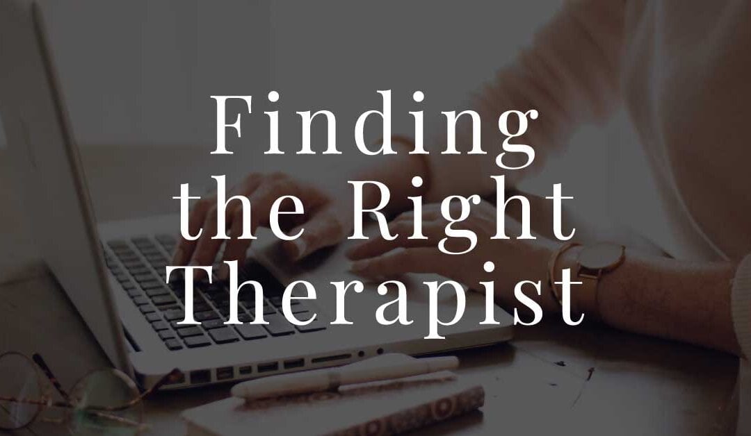 Finding a Therapist